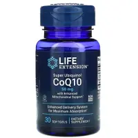Life Extension , Super Ubiquinol CoQ10 med Forbedret Mitokondrielt Støtte, 50 mg, 30 Bløde Geler