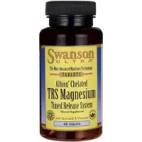 Swanson Health , Albion Magnesium Glycinate med aktiverede B-vitaminer, 200 mg, 60 tabletter