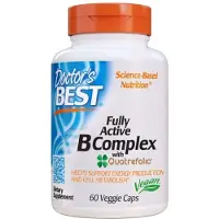 Doctors Best , Fuldt Aktive B Kompleks med Quatrefolic, 60 Veggie Kapsler