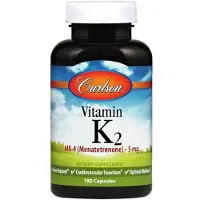Carlson Labs , Vitamin K2, 5 mg, 180 Kapsler