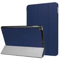 Mtp Products iPad 9.7 2017/2018 Tri-fold Smart Folio cover med flip-over skærm - Mørkeblå
