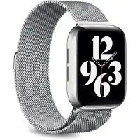Puro Milanese rustfri stålrem til Apple ur 42 / 44 / 45 / 49 mm - Sølv