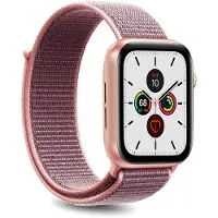 Puro Sport Band - Løkke for smart watch - 130 - 200 mm - pink - for Apple Watch Hermès Series 9, SE 3, Series 10, Series 11, Series 8, Series 9