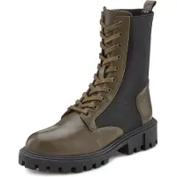 LASCANA Boots oliven / sort