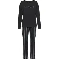 Vivance Pyjamas 'Dreams' navy / hvid