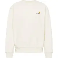Carhartt WIP Sweatshirt 'American Script' beige / choko / gul