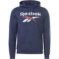 Reebok Identity Fleece Stacked Logo Pullover Sweatshirt