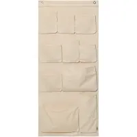 Ferm Living Væglommer - Canvas XL - 70x160 cm - Off-White - - OneSize - Opbevaring