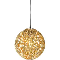 QAZQA Art Deco Pendellampe guld - Maro