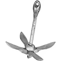 Talamex Galvaniseret Foldbar Anker