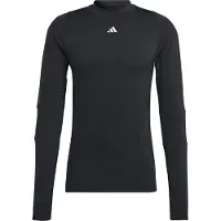 Adidas Baselayer Techfit - Sort Lange Ærmer, størrelse Small