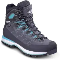 Meindl - Vandresko dame - Air Revolution 4.4 Lady Anthracite/Turquoise til Unisex - Størrelse 37,5 - Grå