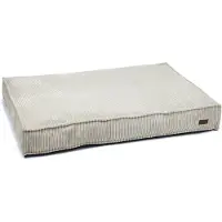 Designed By Lotte liggepude Ribbed, lysegrå - ca. L 120 x B 80 x H 15 cm