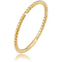 Elli PREMIUM Ring gylden gul
