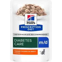 Hill's Pet Nutrition m/d Diabetes Kylling - 24 x 85 g