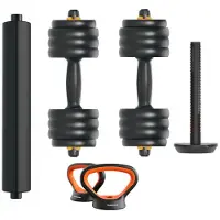 Fed Håndvægtssæt V2+stang+kettlebell 40kg