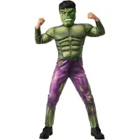 Rubies Marvel Hulk Deluxe Børnekostume (Str. L/128)