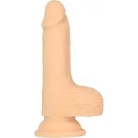 Vuxen 6.5" Thrusting Dong RC Vanilla
