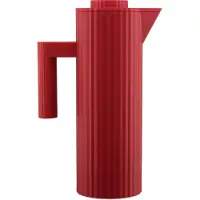 Alessi Plissé termokande, 1 L, rød