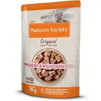 Nature’s Variety Nature's Variety Original Paté No Grain 12 x 70 g - Okse & Kylling