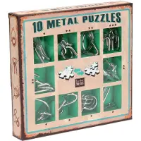 Eureka Metalpuslespil 10 dele Green set