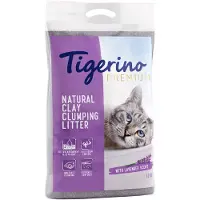 Tigerino Premium kattegrus - Lavendel - Økonomipakke 2 x 12 kg