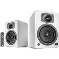 Wavemaster TWO NEO - Højttalere - boghylde - trådløs - Bluetooth - 60 Watt - 2-vejs - blød hvid