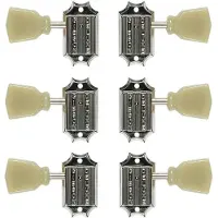 Gibson PMMH-010 Vintage Nickel Machine Heads with Cream/Green Buttons