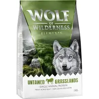 Wolf of Wilderness "Untamed Grasslands" Hest - Kornfri - 5 x 1 kg