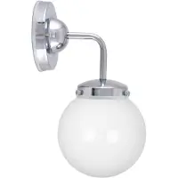 Globen Lighting - Væglampe Alley 1 IP44 - Krom - Væglamper - - Homeroom