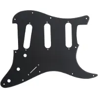 Fender 11 hole Modern 1-Ply SSS Pickguard Black