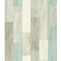 RoomMates RMK10840WP Coastal Weather Plank Blue and Tan Peel and Stick Tapet 20,5" x 16,5 fod