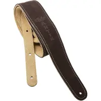 Martin 18A0017 Guitar Strap 2.5" Suede w/ Stitching Brown