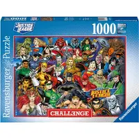 Ravensburger Puslespil - 1000 Brikker - Challenge DC Comics - - OneSize - Puslespil