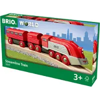 BRIO World Strømlinet Tog - 3 dele - Rød 33557 - - OneSize - Tog