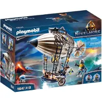 Playmobil 70642 Novelmore-riddernes luftskib - Dario DaVanci & Bruce Bennett med 3 kanoner til episke kampe mod Burnham Raiders