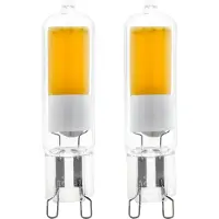 Eglo G9 LED COB klar lyskilde med varmt hvidt lys, 2 styks pakke