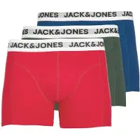 Jack & Jones Boksershorts 'JACRikki' rød / sort / hvid