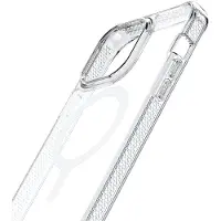 Itskins HYBRID_R // CLEAR - Bagsidecover til mobiltelefon - grov - MagSafe-kompatibel - MagSafe-kompatibilitet - 100 % genbrugt materiale - gennemsig