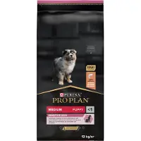Purina Pro Plan Økonomipakke: 2 x store pakker - Puppy Medium Sensitive Skin OPTIDERMA (2 x 12 kg)