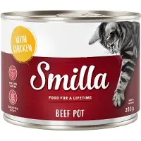 Smilla Økonomipakke: 24 x 200 g Oksegryde - Okse & And