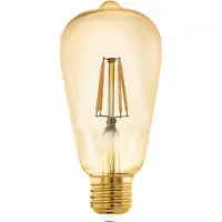 Eglo CONNECT-Z E27 LED ST64 amberfarvet dråbepære med varmt hvidt lys