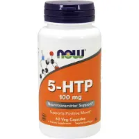 Now , 5-HTP, 100 mg, 60 Veg Kapsler