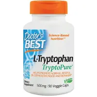 Doctors Best , L-Tryptophan, 500 mg, 90 Veggie Kapsler