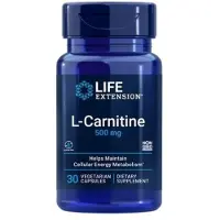 Life Extension , L-Carnitine, 500 mg, 30 Vegetariske Capsuler