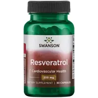 Swanson Health , Resveratrol, 250 mg, 30 Capsules