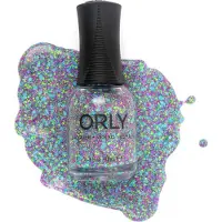 Orly neglelak 'Dancing Queen' bl?/gr?n/lilla konfetti topper med holografisk glitter