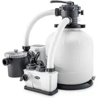 Intex Qx2600 Behandlingsanlæg Sandfilter Med Saltklorinator Krystal Clear 11g/h 56800 L