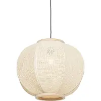 QAZQA Oriental Hængelampe Naturlig 48 cm - Rob