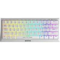 MARVO Ma-kg962wh-b Sp Mekanisk Tastatur Til Spil Spansk